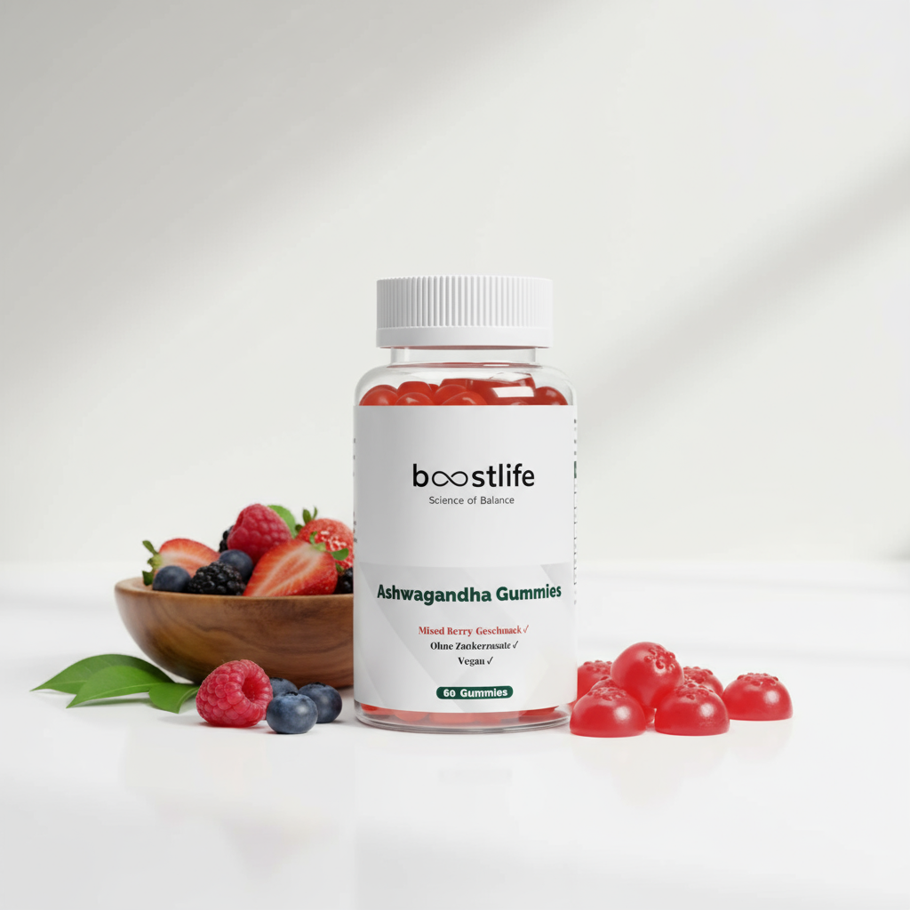 Premium Ashwagandha Gummies 300 + Vitamin B6,- 60 Stk