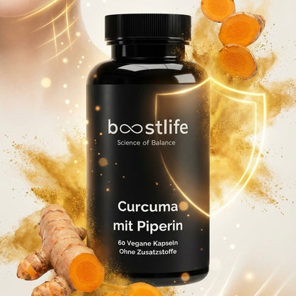 Kurkuma + Piperin - 60 Kapseln
