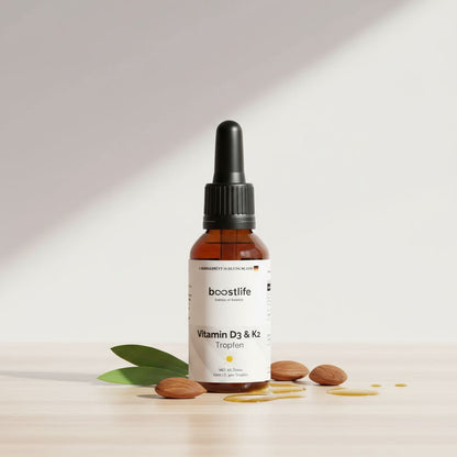 Vitamin D3 + K2 - 1.700 Tropfen (1.000 I.E.) - 50ml